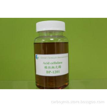 Acid Cellulase Enzyme and Bio-polishing Liquid , Chemical A